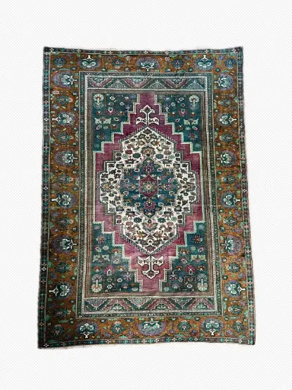 Vintage hand knotted rug # 3390 | 7’ 5” x 13’ 3” Krazy For Rugs