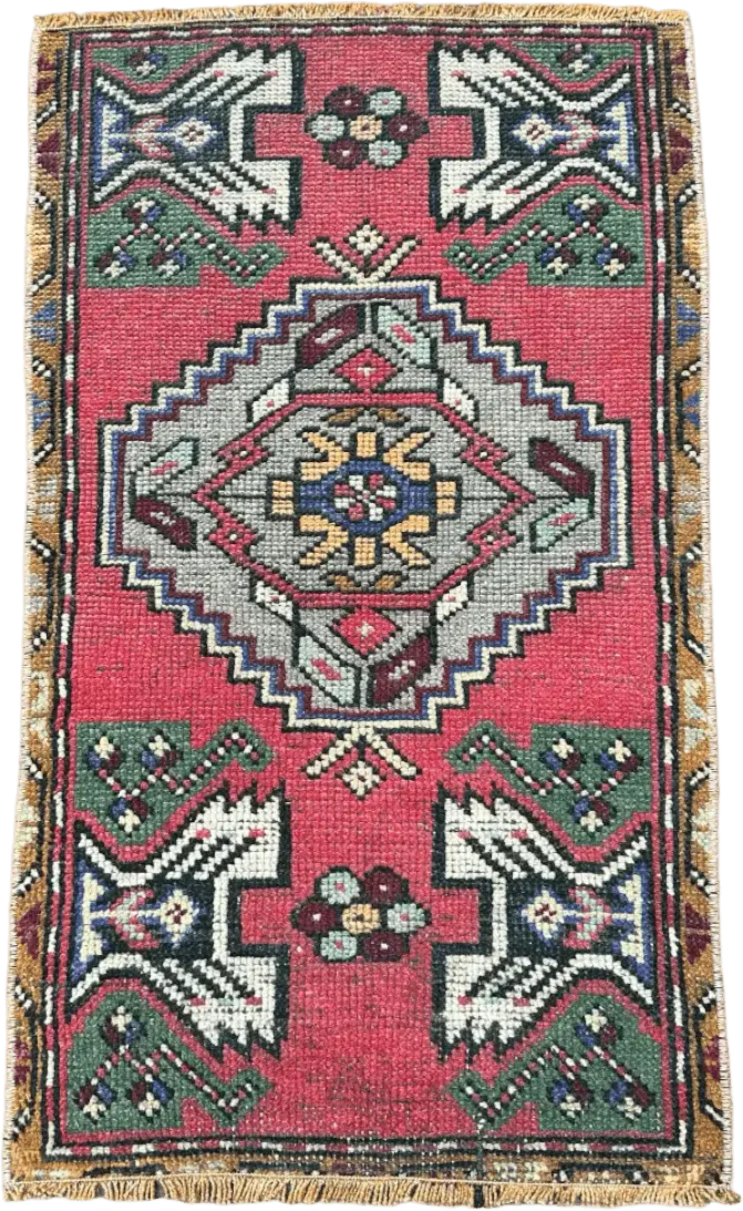 Turkish Mini Rug # 2816 | 1' 8'' x 2' 11'' Krazy For Rugs