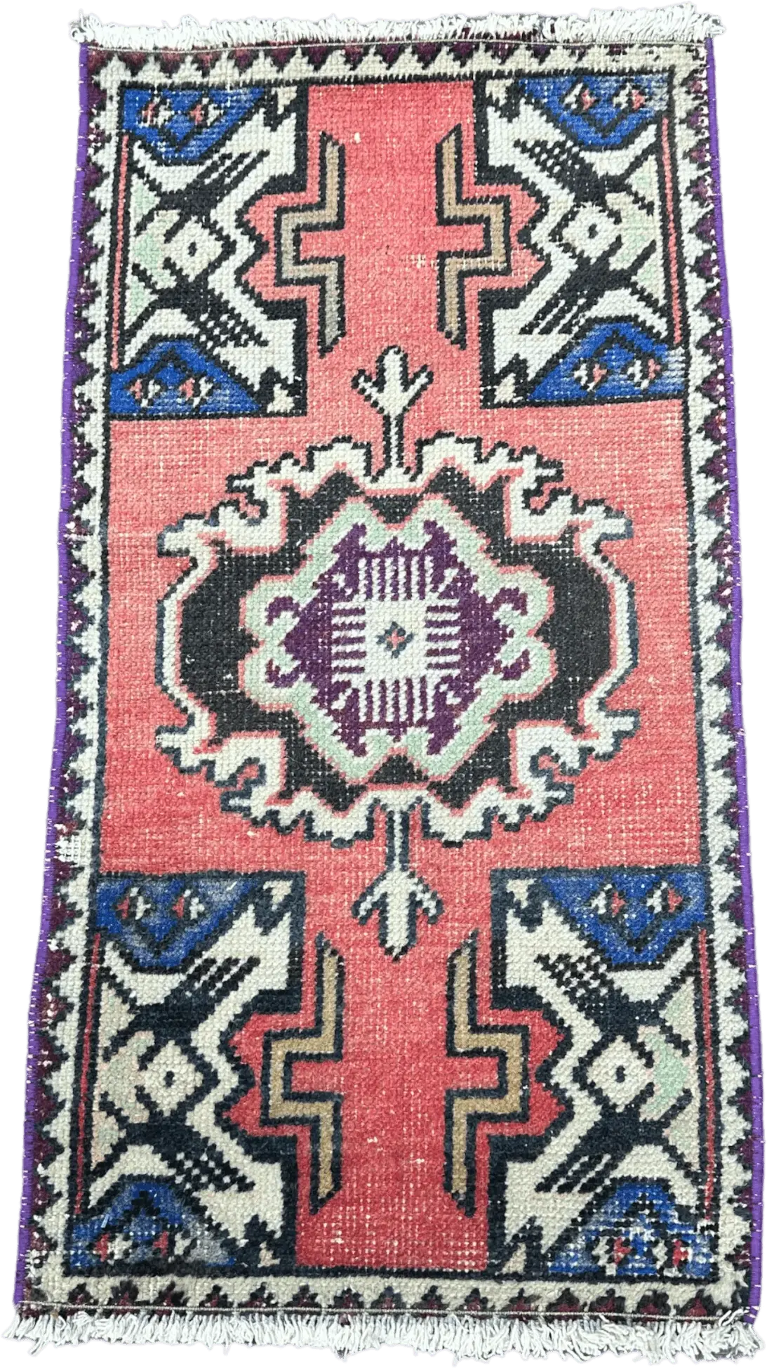Turkish Mini Rug # 2844 | 1' 6'' x 2' 11'' Krazy For Rugs