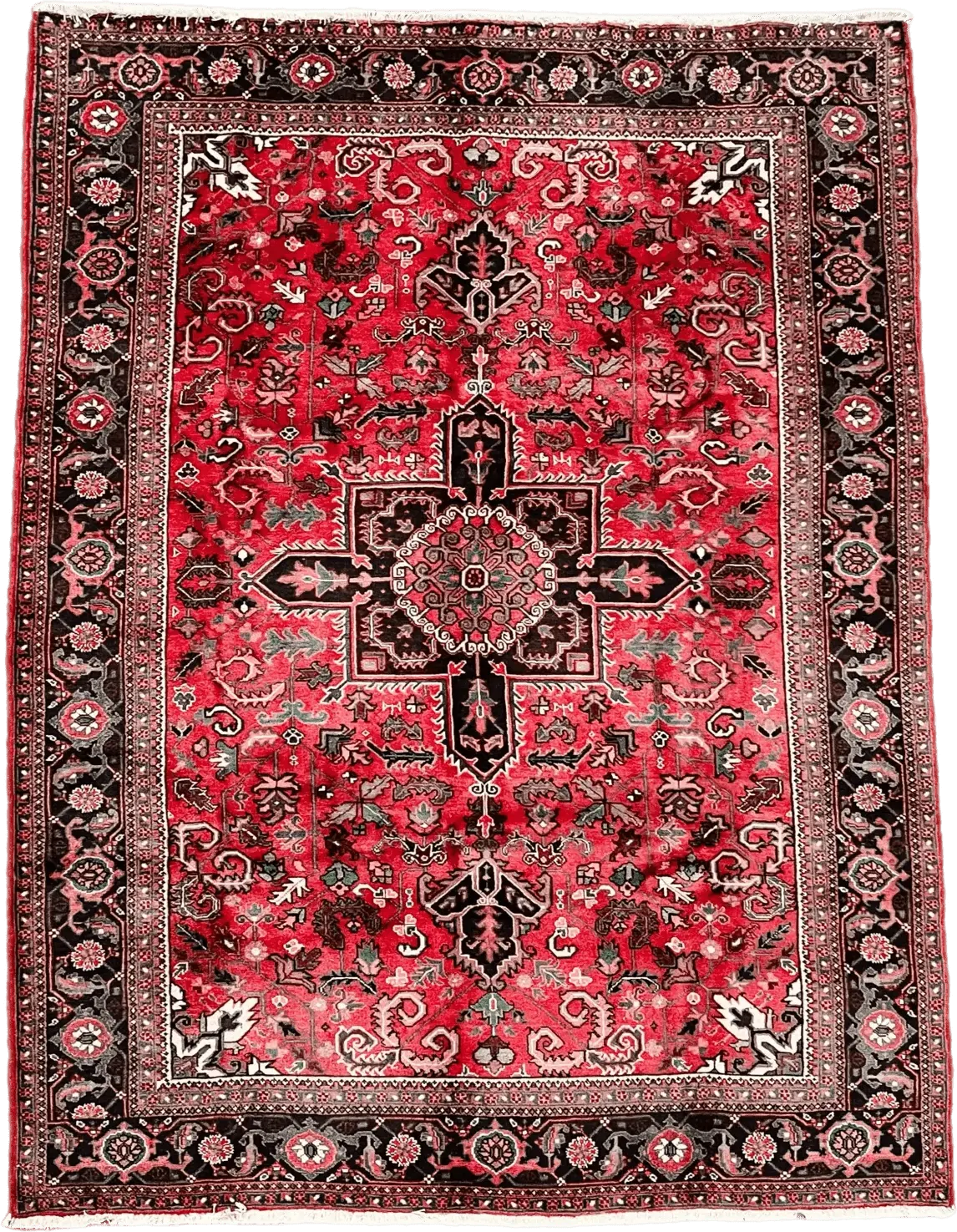 Vintage Hand Knotted Rug # 3066 | 7’ 7” x 11’ 6” - Krazy For Rugs