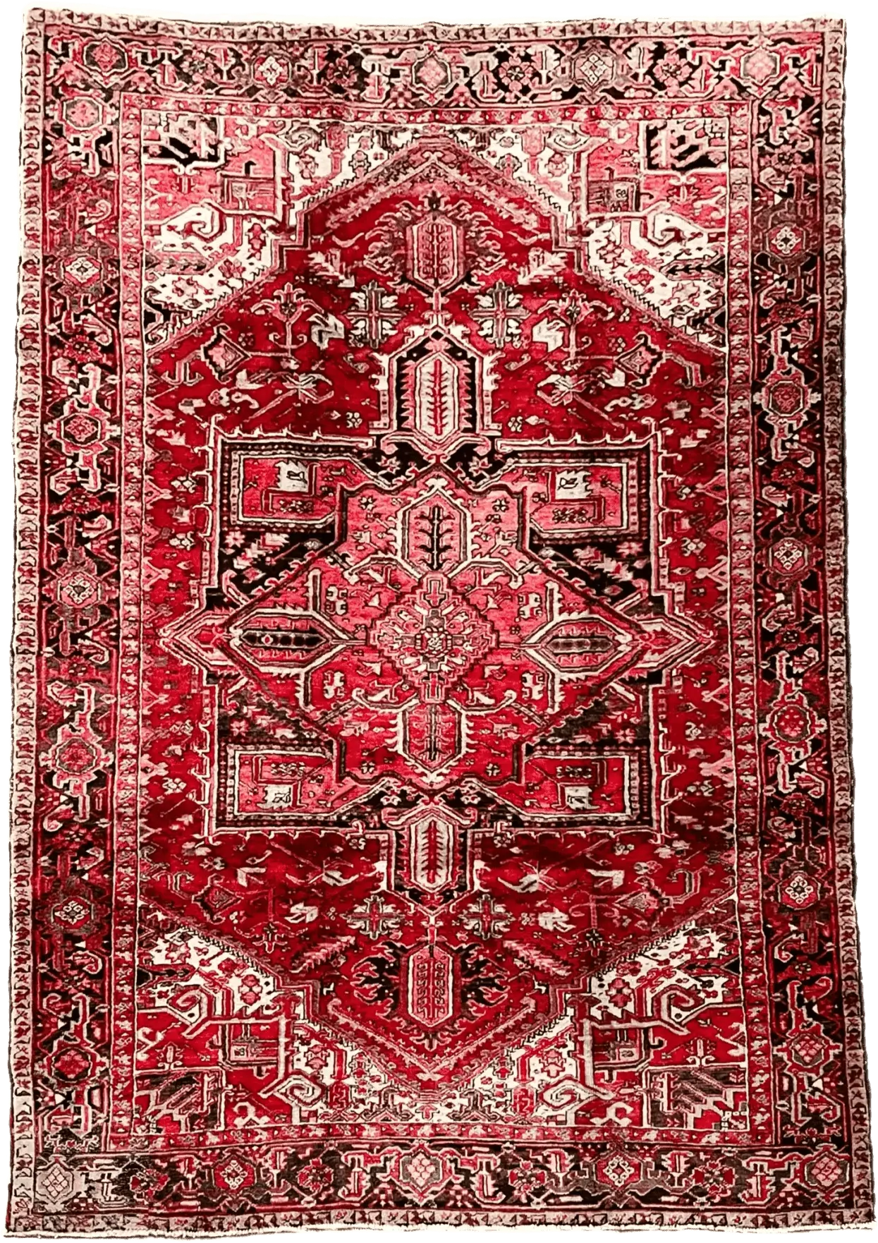 Vintage Hand Knotted Rug # 3069 | 7’ 2” x 10’ 8” - Krazy For Rugs