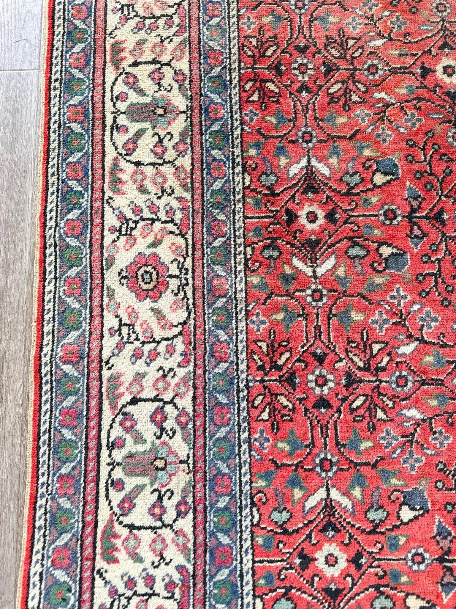 Vintage Hand Knotted Rug # 3157 | 6’ 6” x 9’ 6” - Krazy For Rugs