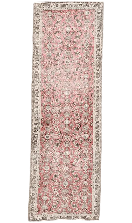 Vintage Hand Knotted Runner # 2701 | 3' 1