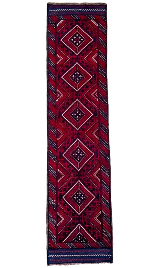 Vintage Hand Knotted Runner # 2793 | 2' 1'' x 8' 6'' Krazy For Rugs