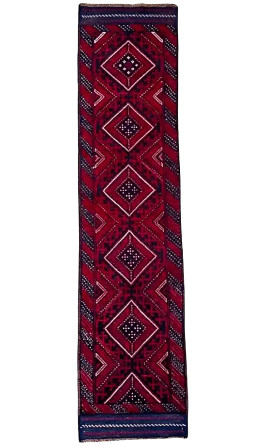Vintage Hand Knotted Runner # 2796 | 2' x 8' 2'' Krazy For Rugs