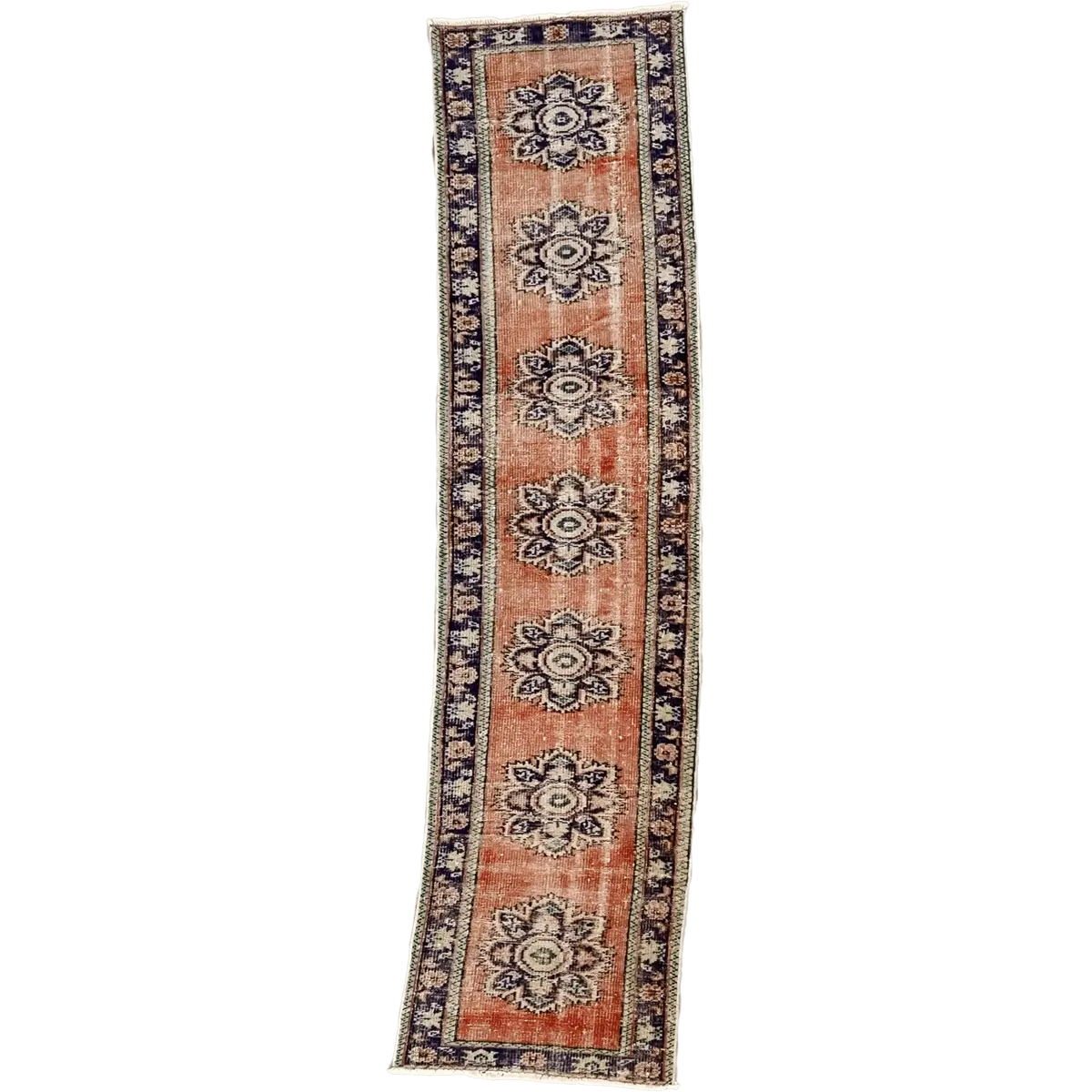 Vintage Hand Knotted Runner # 3023 | 2’ 4” x 9’ 11” Krazy For Rugs
