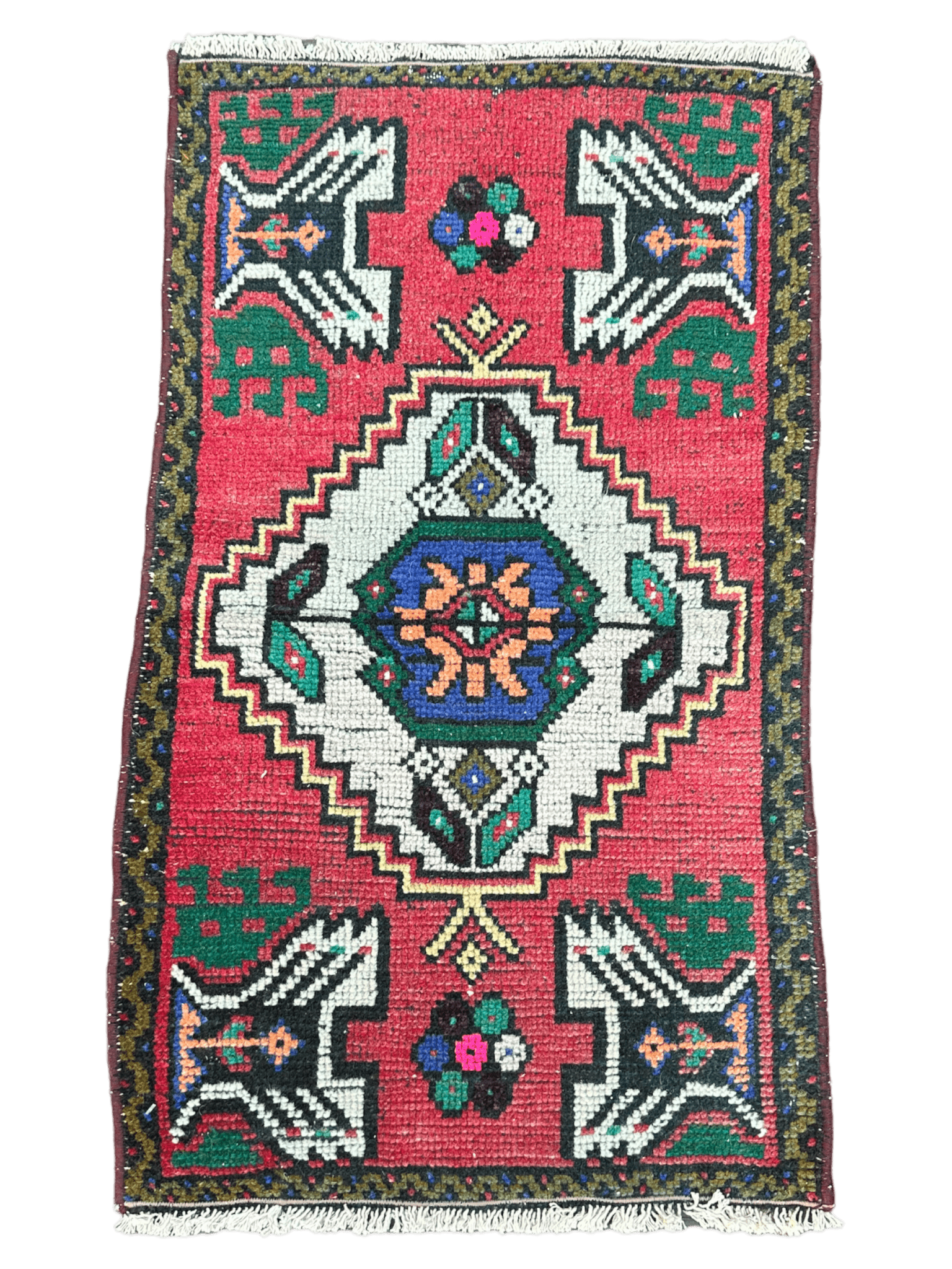 Turkish Mini Rug # 2851 | 1' 6'' x 2' 9'' - Krazy For Rugs