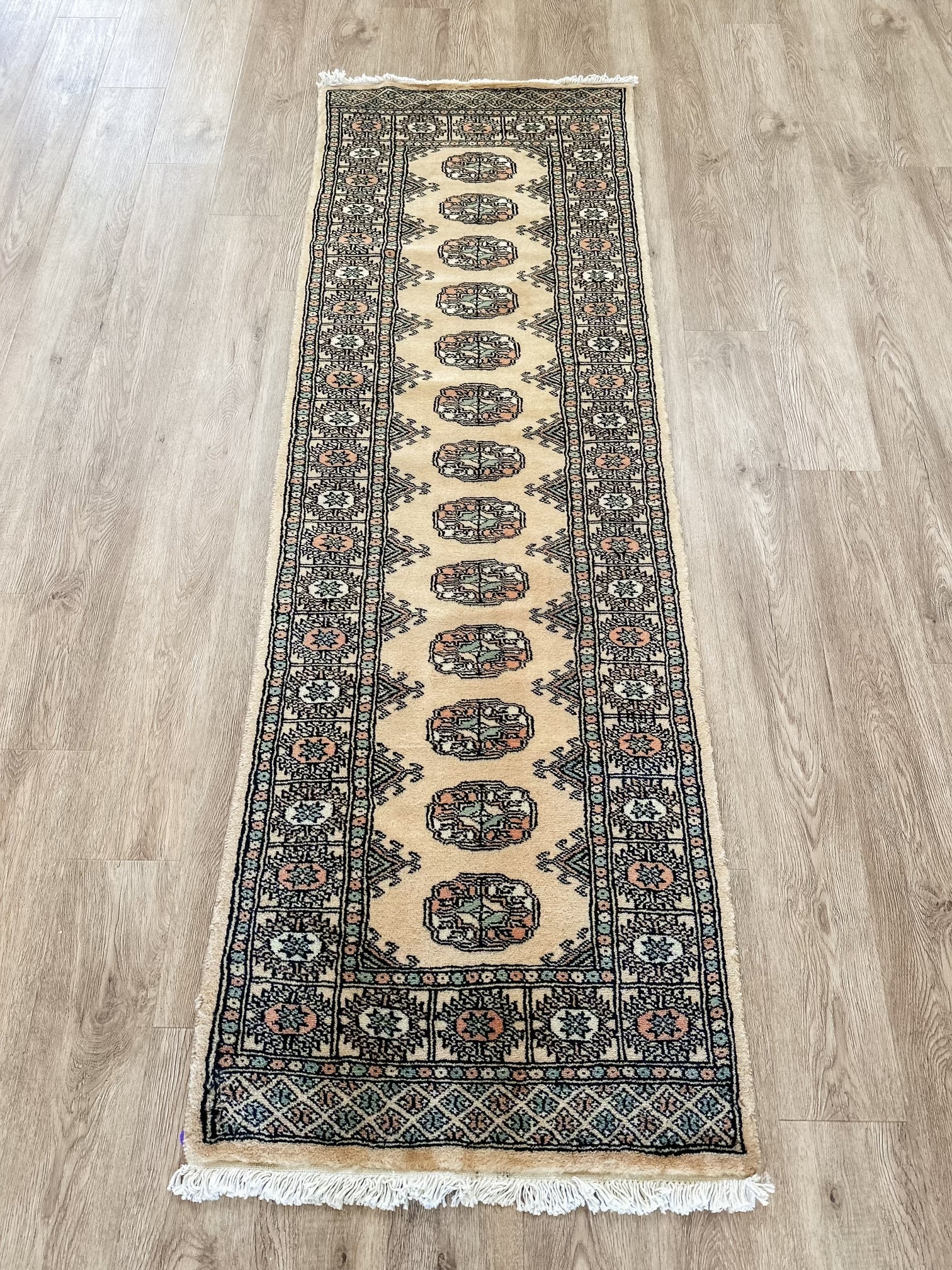 Vintage Hand Knotted Runner #2800 | 2’ 1” x 6’ 7” - Krazy For Rugs